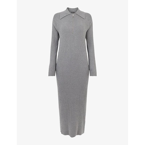 Bonnie ribbed knitted midi dress