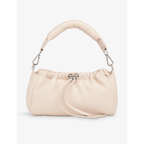 Benny drawstring-front leather shoulder bag