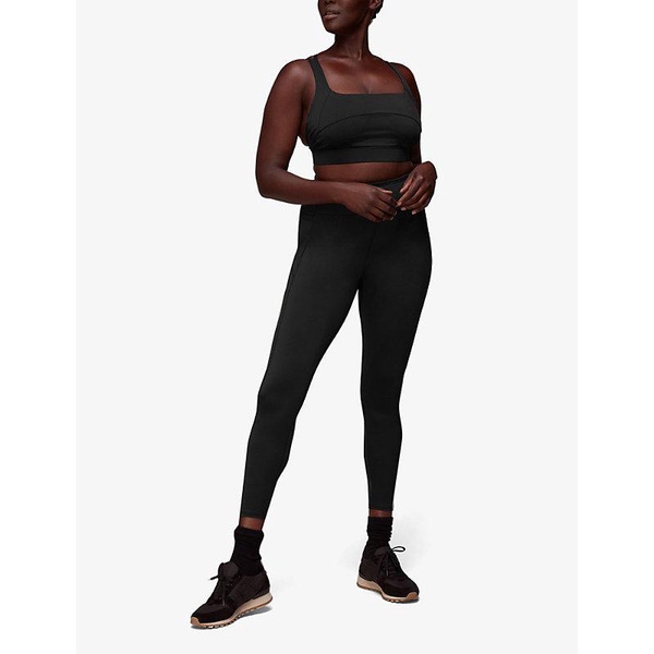 High-rise recycled-nylon stretch leggings