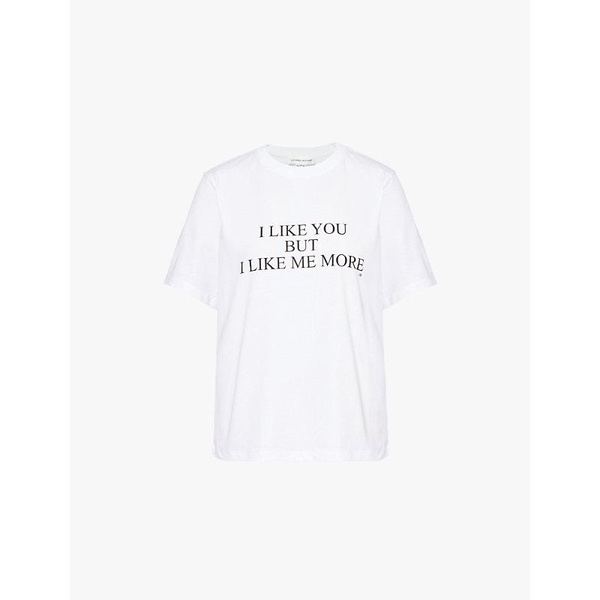 Slogan-print regular-fit organic-cotton jersey T-shirt