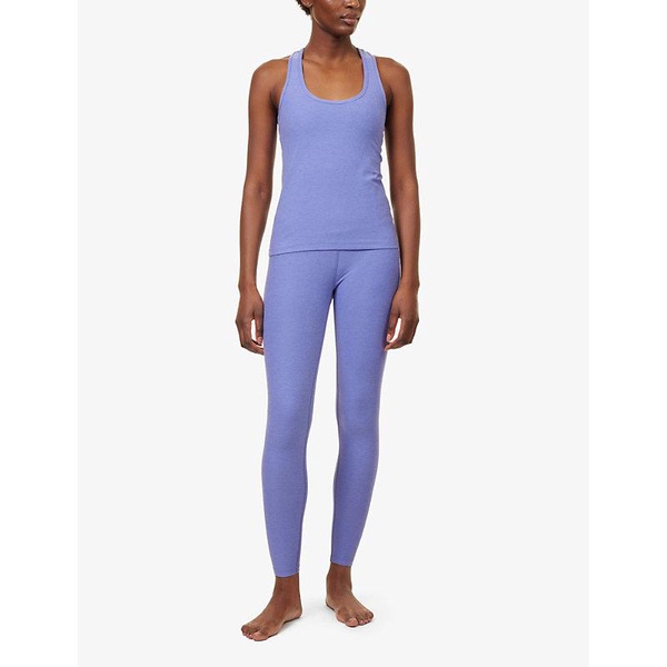 Spacedye high-rise stretch-jersey leggings