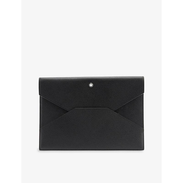 Sartorial leather envelope pouch