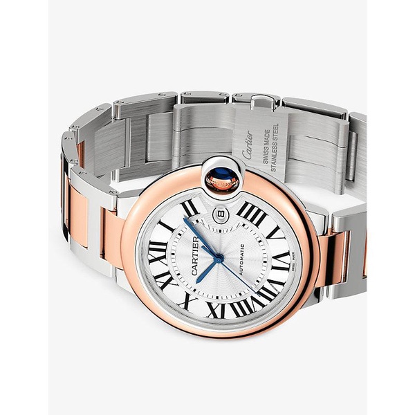 CRW2BB0034 Ballon Bleu de Cartier 18ct rose-gold and stainless-steel automatic watch