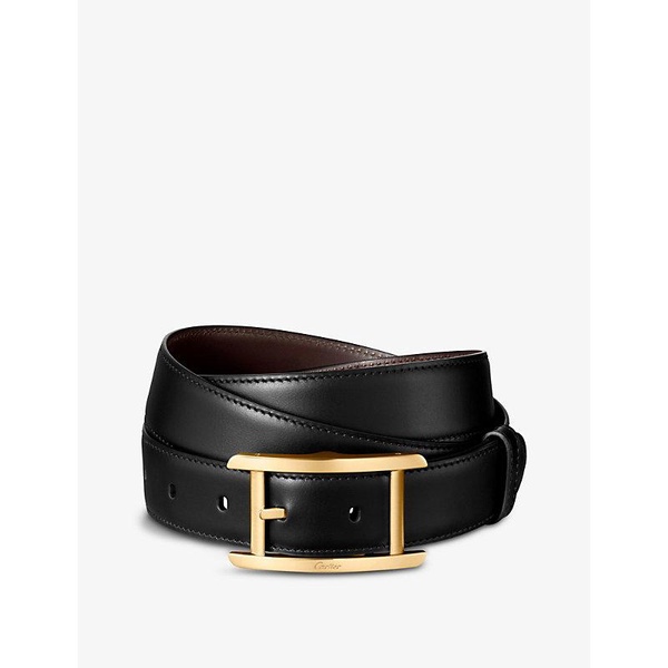 Tank de Cartier reversible leather belt