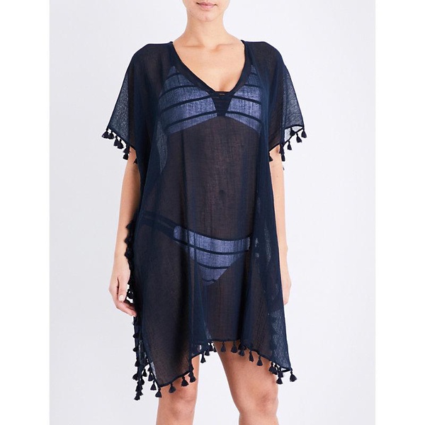 Amnesia crinkled-cotton kaftan