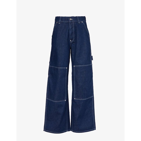 S-Wave cargo-pocket straight-leg jeans