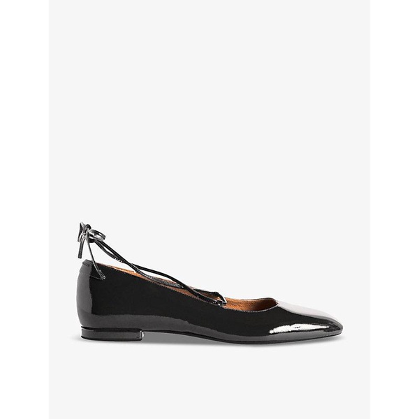 Augustin pointed-toe leather ballet flats