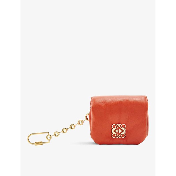 Puffer Goya clip-on leather bag charm