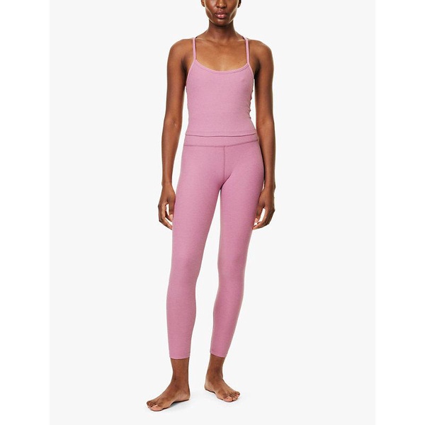 Spacedye Caught In The Midi high-waisted stretch-woven leggings