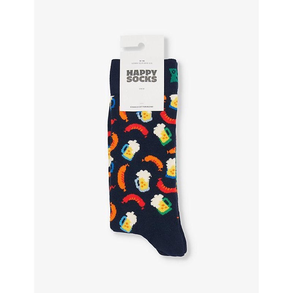 Beer And Sausage stretch-cotton blend socks