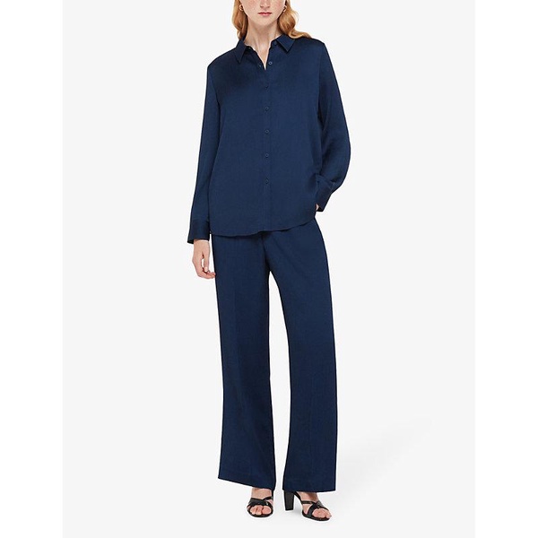 Ellis relaxed-fit satin trousers