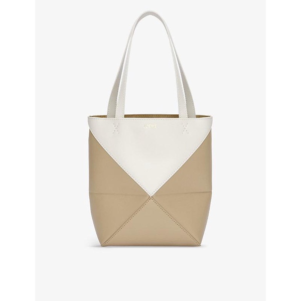 Puzzle Fold Mini Tote Bicolour Bag