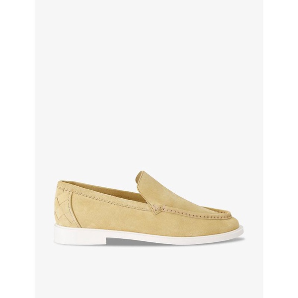 Astaire contrast-sole suede loafers