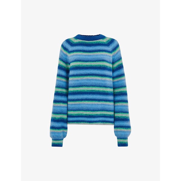 Variated striped knitted jumper