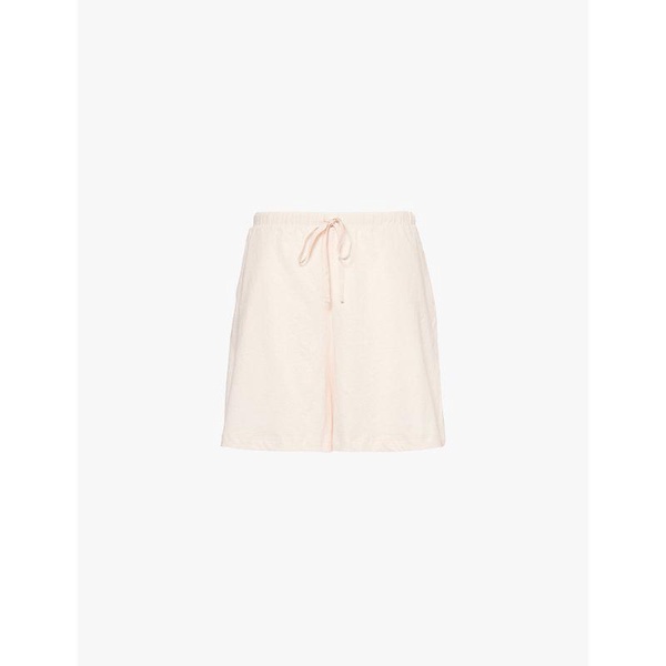 Camille elasticated-waist cotton-jersey shorts