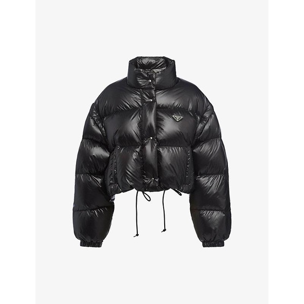 Re-Nylon cropped recycled-nylon regular-fit jacket