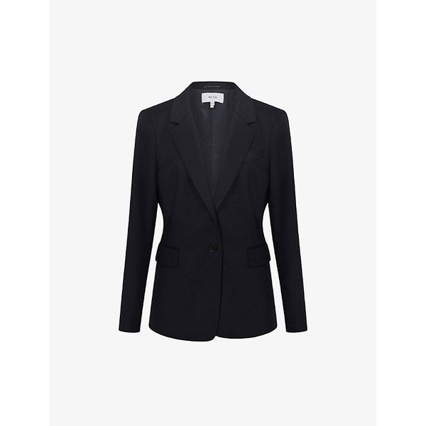 Haisley single-breasted wool-blend blazer