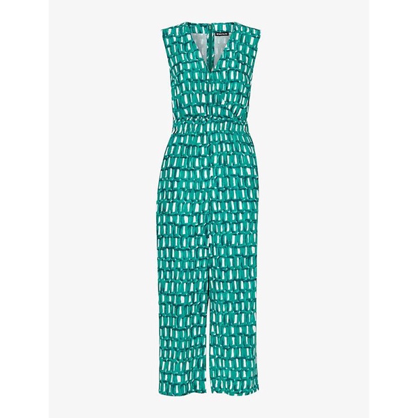 Linked Smudge graphic-print woven jumpsuit