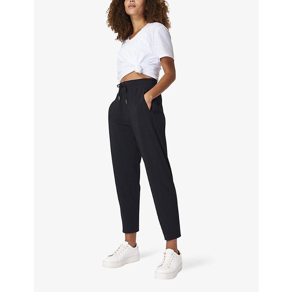 Explorer tapered-leg stretch-woven trousers