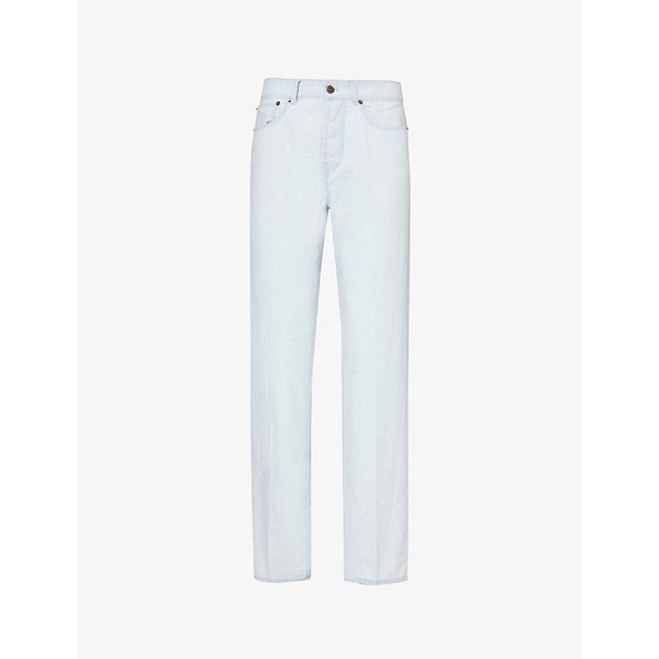 P25 straight-leg mid-rise jeans