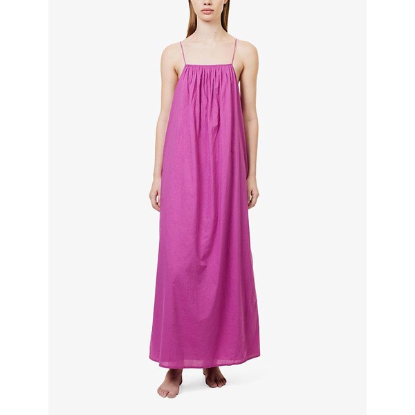 Briah scoop-neck organic-cotton night dress