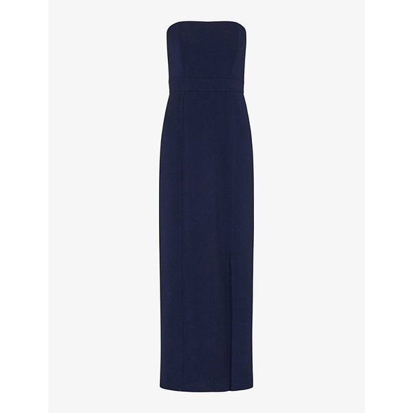 Gemma strapless stretch recycled-polyester maxi dress