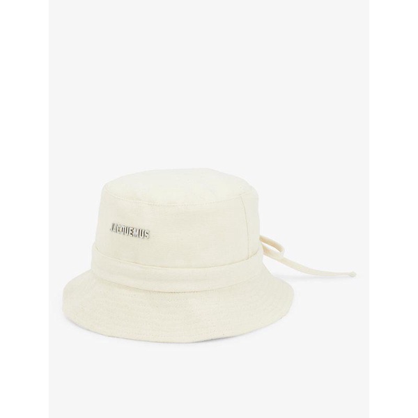 Le Bob Gadjo metallic-plaque cotton bucket hat