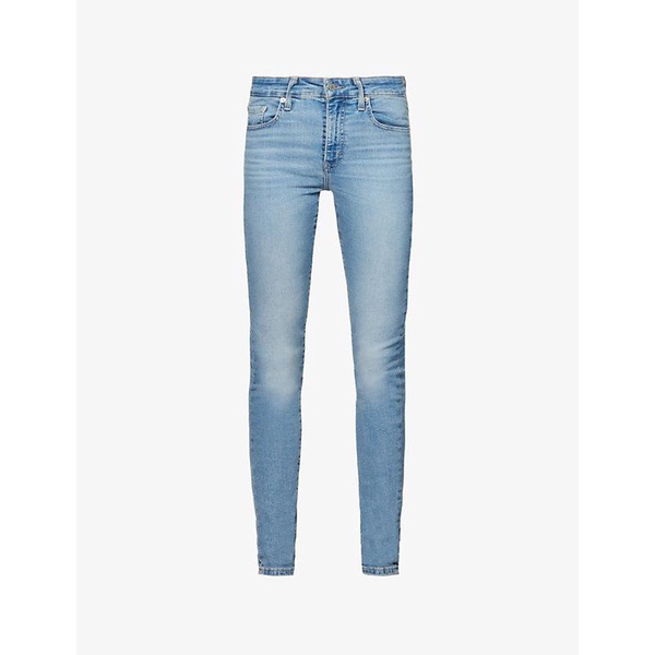 721 contrast-stitch tapered high-rise stretch-denim jeans