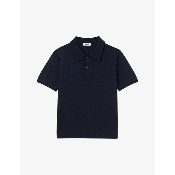 Stretch-woven polo-shirt