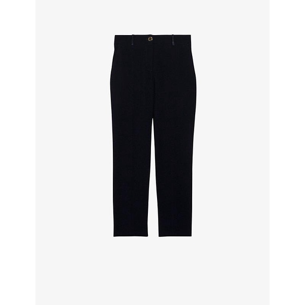 Poupin tailored mid-rise woven trousers