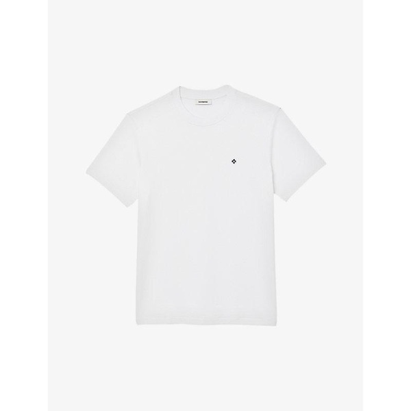 Logo-embroidered cotton T-shirt