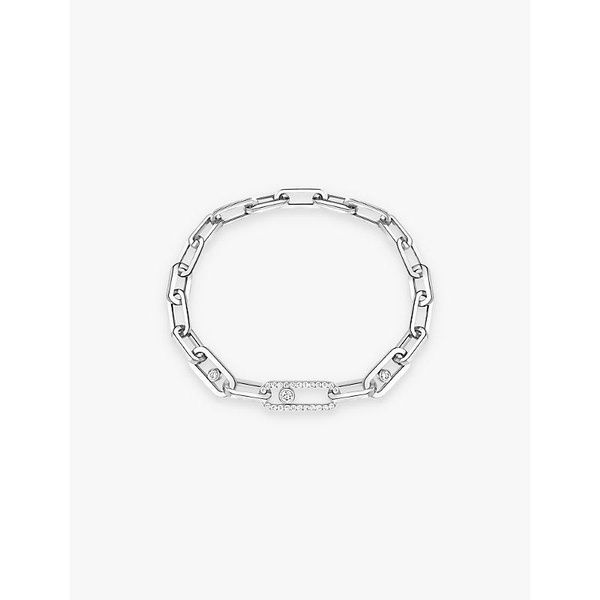 Move Link 18ct gold and 1.03ct diamond bracelet