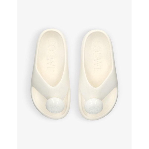 Bubble Thong brand-embellished rubber sliders