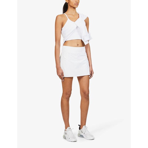 Get Moving mid-rise stretch-woven skort