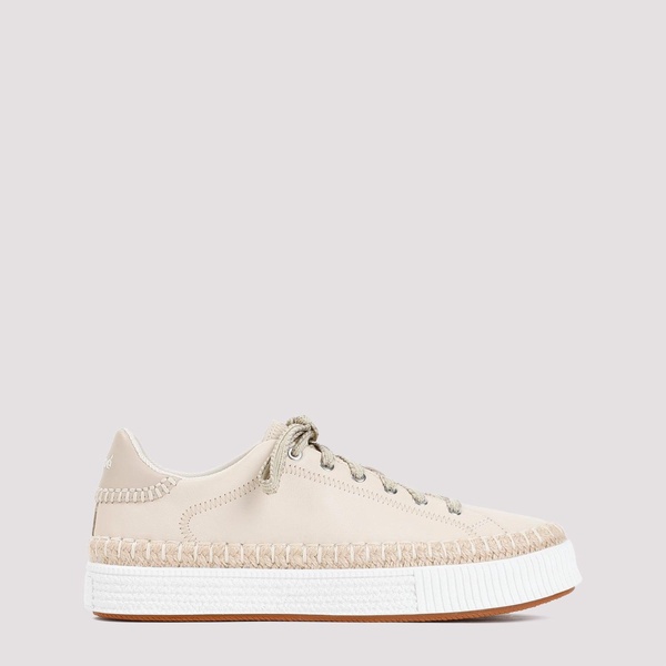 Telma tonal-stitching leather sneakers