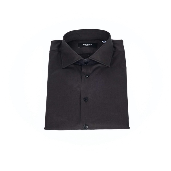 Baldinini Trend Black Cotton Shirt