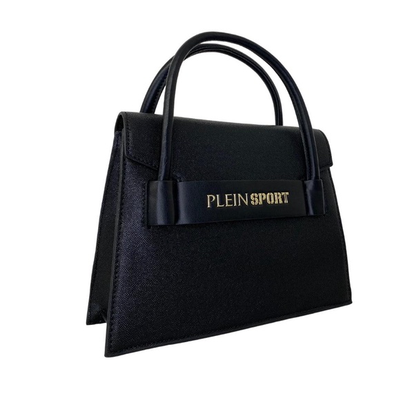 Plein Sport Black Polyurethane Handbag