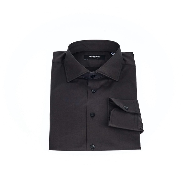 Baldinini Trend Black Cotton Shirt