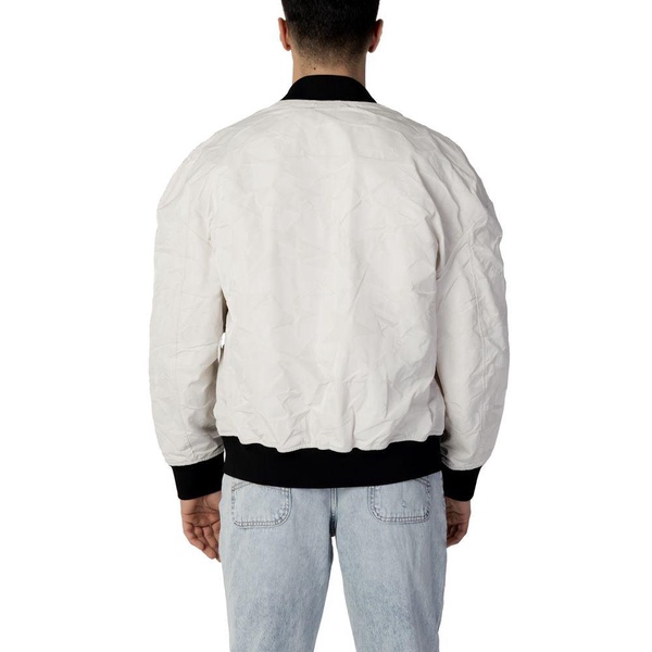 Cream Polyester Jacket