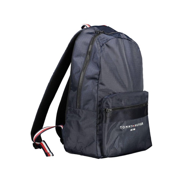 Eco-Chic Blue Backpack with Laptop Pocket