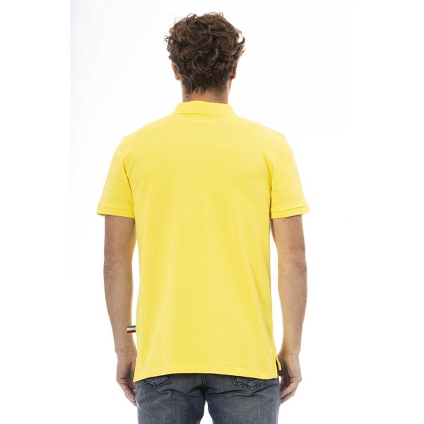 Baldinini Trend Yellow Cotton Polo Shirt