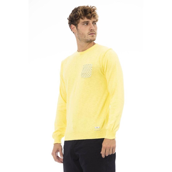 Baldinini Trend Yellow Cotton Sweater