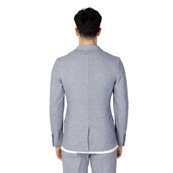 Blue Linen Suit