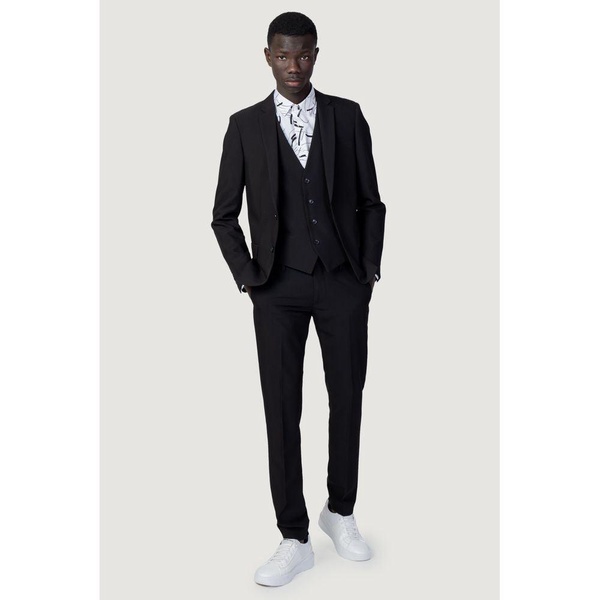 Black Polyester Suit