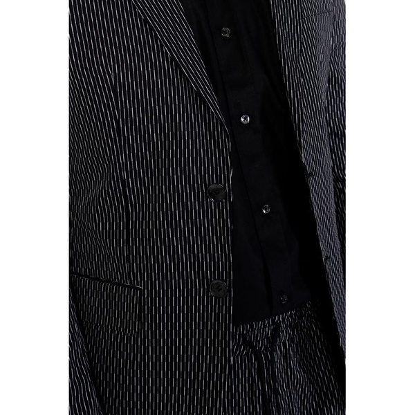 Black Cotton Blazer