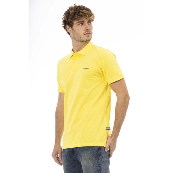 Baldinini Trend Yellow Cotton Polo Shirt