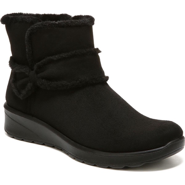 glaze womens faux fur lined ankle boots