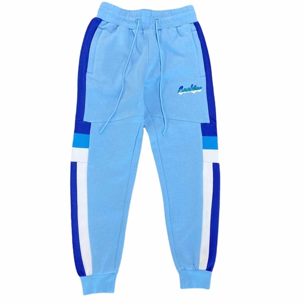 men's off shore cotton fleece sweatpant in blue