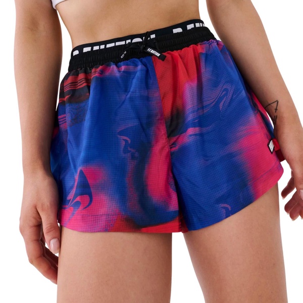 rewind short in overlay print