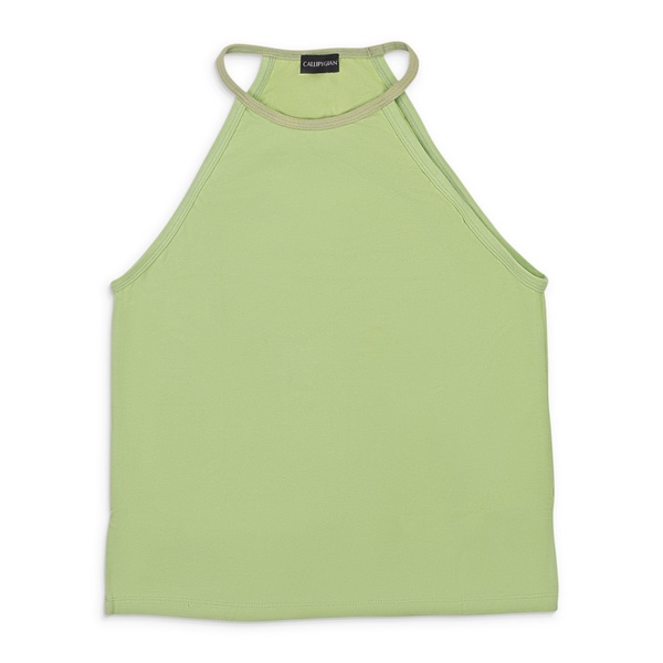 halter kiwi green tank